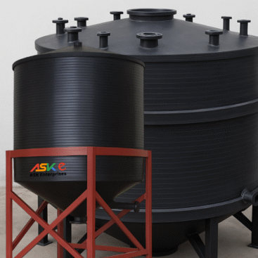 HDPE PP Spiral Reaction Vessels