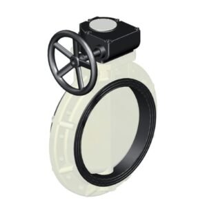 PVDF Butterfly Valve (Gear)