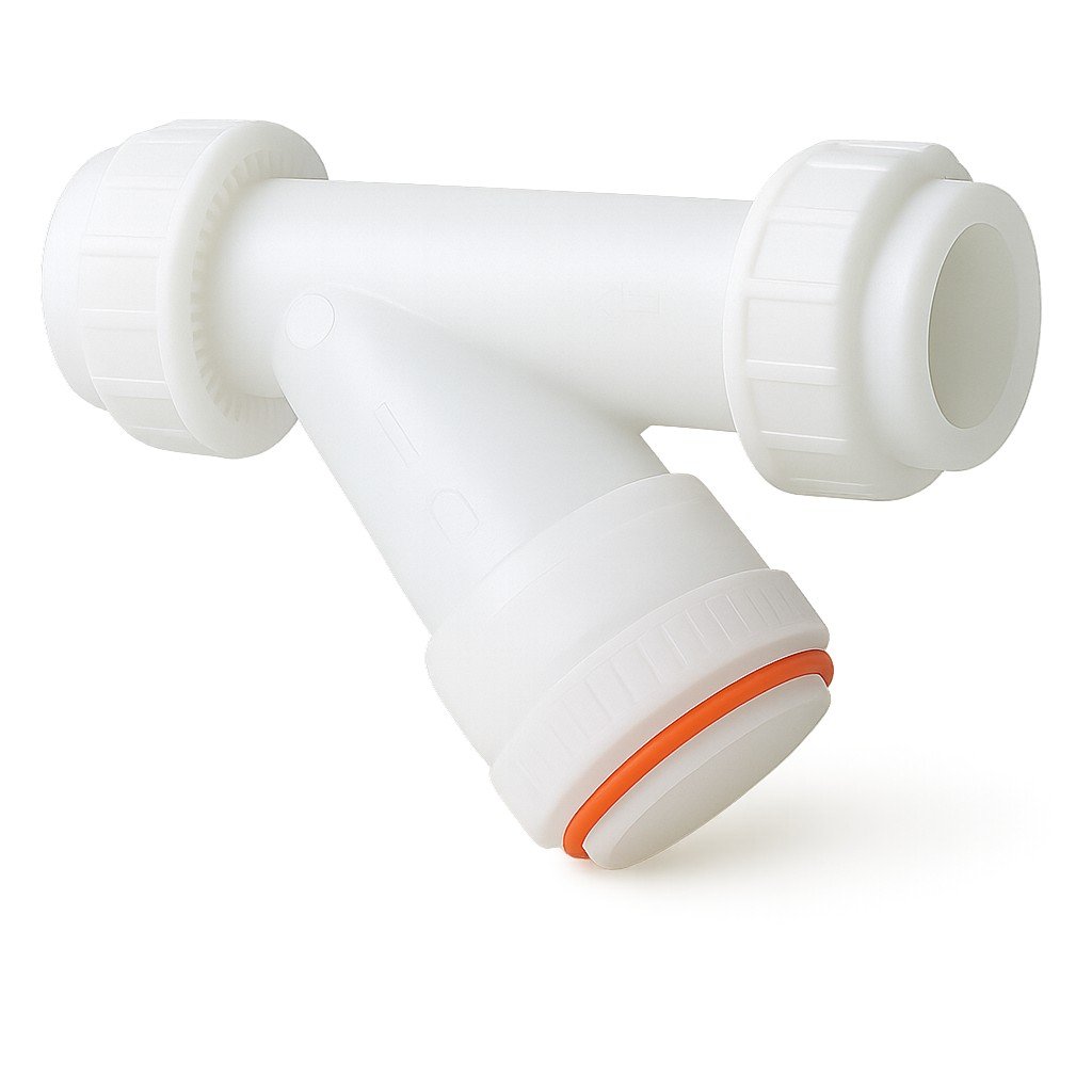 PVDF Y strainer